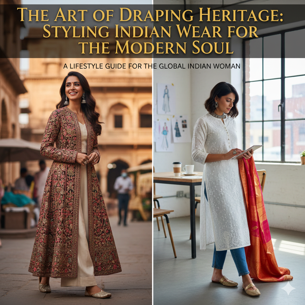 The Art of Draping Heritage: Styling Indian Wear for the Modern Soul