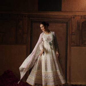 Mulmul Cotton Suit (White)