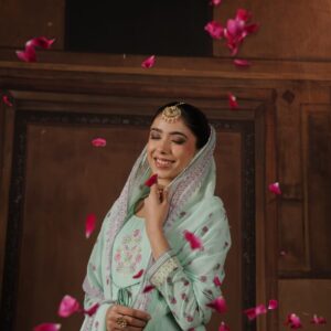 Mulmul Cotton Suit (Green)