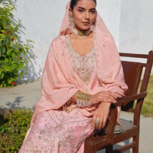 Chinon Straight suit with Plazzo