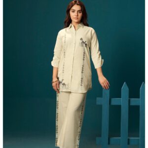 Cotton Co-ord set (Beige)